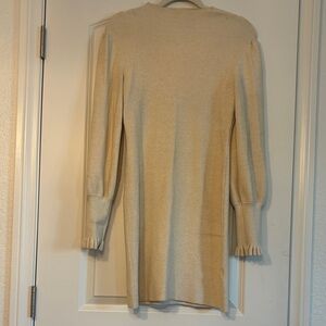 Chelsea28 Cream Long Sleeve Dress